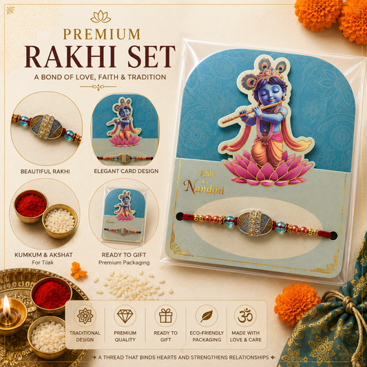 Krishna Nandini Premium Rakhi