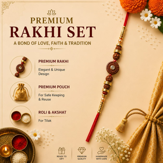 Bhaiya Premium Nameplate Rakhi