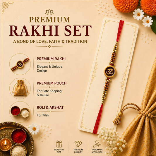 Om Divine Beaded Rakhi