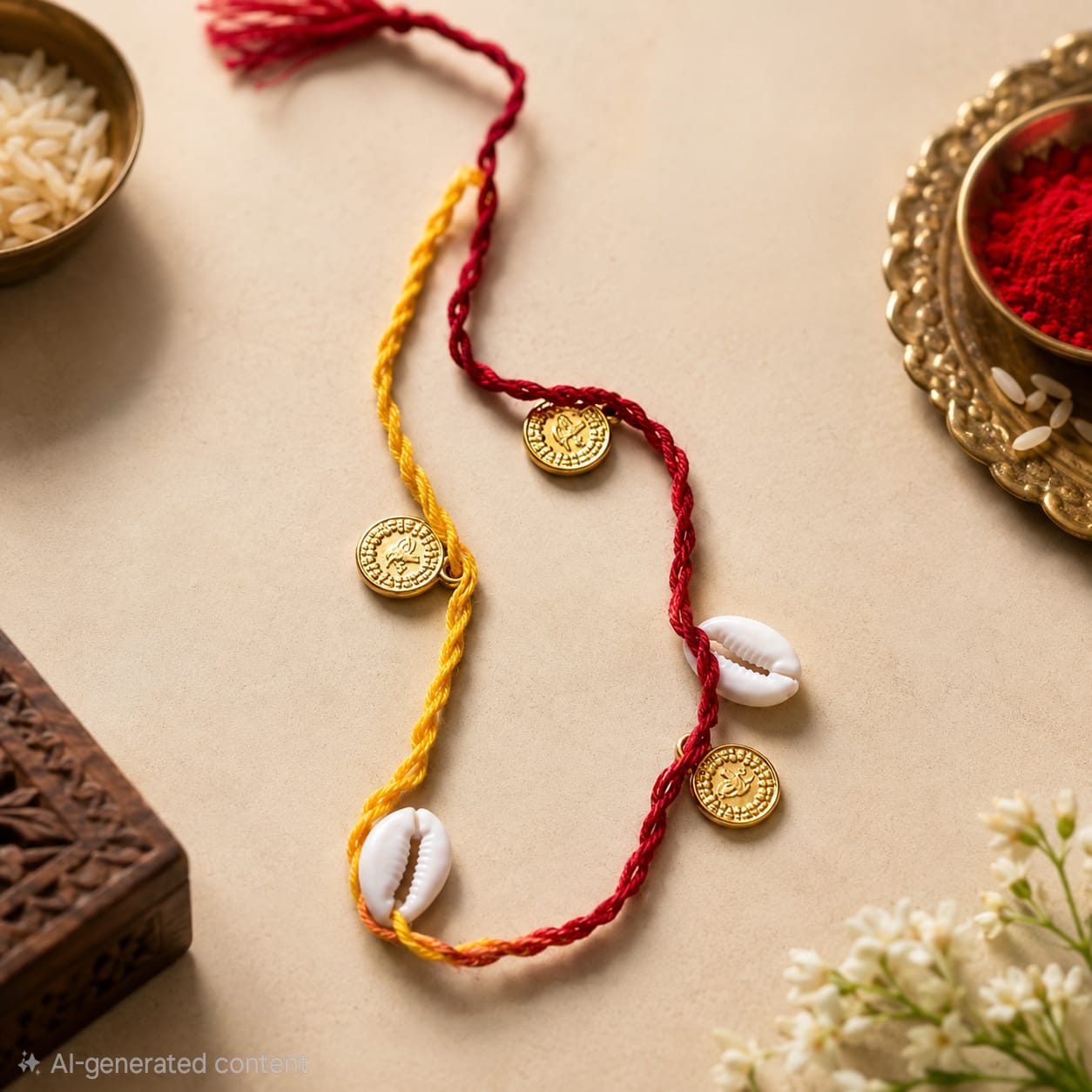 Rakhi Style Bracelet for Sisters